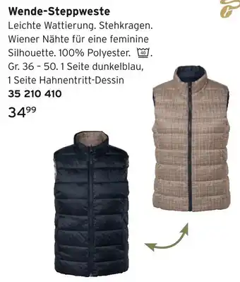 Tchibo Wende-steppweste Angebot