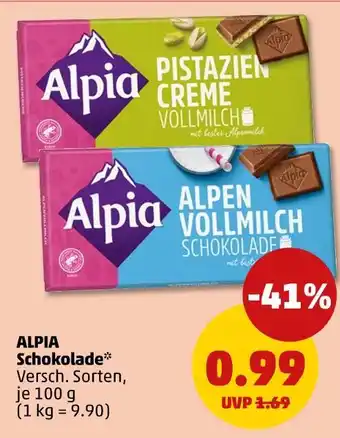 PENNY Alpia schokolade Angebot