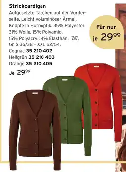 Tchibo Strickcardigan cognac Angebot