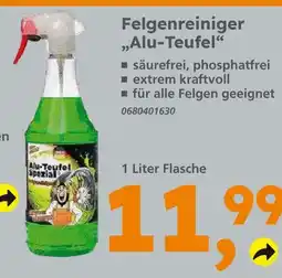 Globus Baumarkt Felgenreiniger alu-teufel Angebot