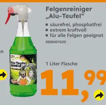 Globus Baumarkt Felgenreiniger alu-teufel Angebot