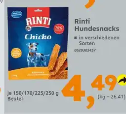 Globus Baumarkt Rinti hundesnacks Angebot