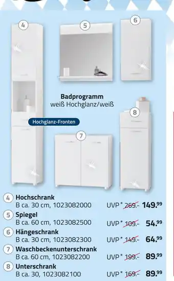 ROLLER Badprogramm Angebot