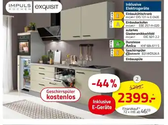 ROLLER Impuls küchen einbauküche Angebot