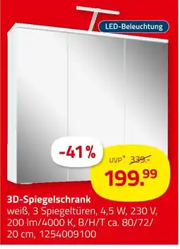 ROLLER 3d-spiegelschrank Angebot