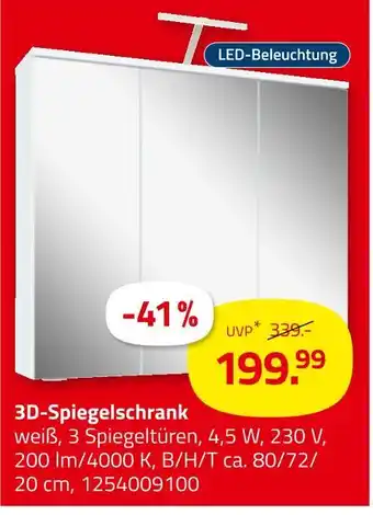ROLLER 3d-spiegelschrank Angebot