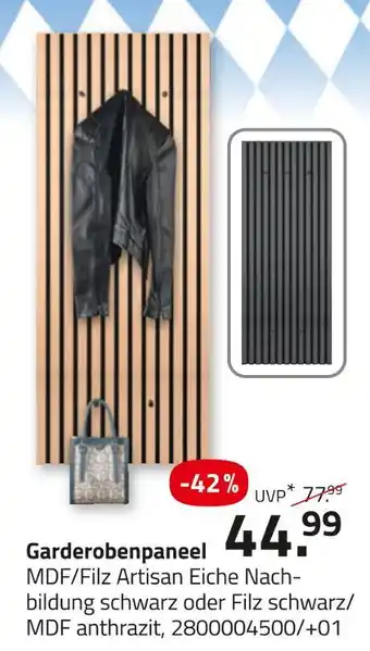 ROLLER Garderobenpaneel Angebot