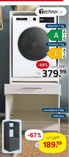 ROLLER Technolux waschtrockner tl-wt-1451-ae Angebot