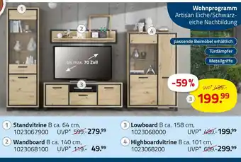 ROLLER Standvitrine Angebot