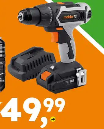Globus Baumarkt Meister akku-bohrschrauber Angebot