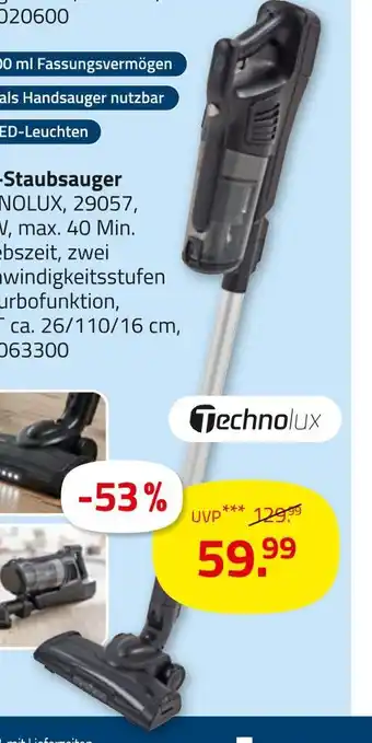 ROLLER Techno-lux akku-staubsauger Angebot