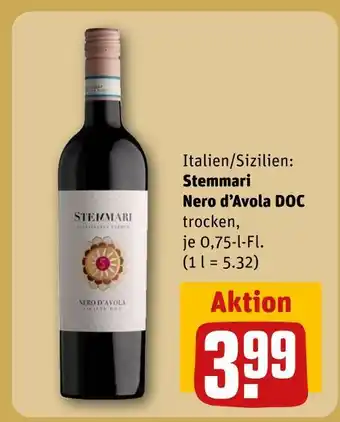 REWE Stemmari nero d’avola doc trocken Angebot