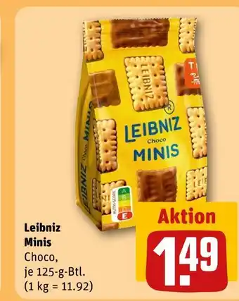 REWE Leibniz minis choco Angebot