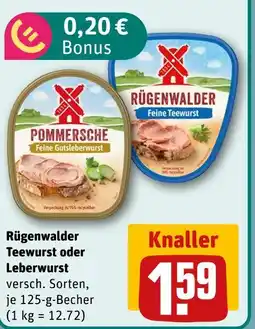 REWE Rügenwalder teewurst Angebot