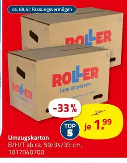 ROLLER Umzugskarton Angebot