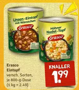 nahkauf Erasco linsen-eintopf mit würstchen Angebot