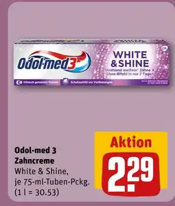 REWE Odol-med 3 white & shine zahncreme Angebot