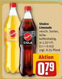 REWE Sinalco limonade Angebot