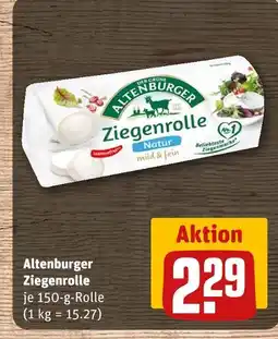 REWE Altenburger ziegenrolle natur Angebot