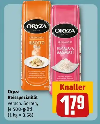 REWE Oryza risotto reis Angebot