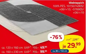 ROLLER Webteppich Angebot