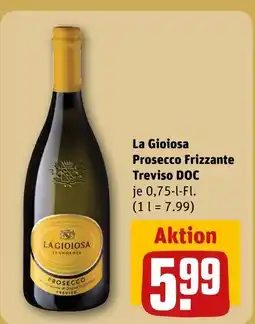 REWE La gioiosa prosecco frizzante treviso doc Angebot