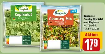 REWE Bonduelle kopfsalat gartenkräuter mix Angebot