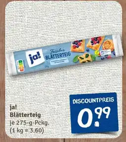 nahkauf Ja! blätterteig Angebot