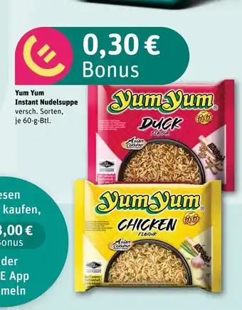 REWE Yum yum 0,30 € bonus Angebot