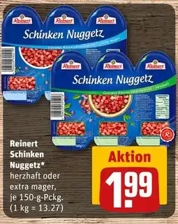 REWE Reinert schinken nuggetz herzhaft Angebot