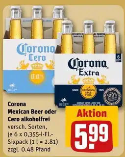 REWE Corona mexican beer Angebot