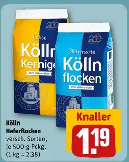 REWE Kölln echte kölln kernige haferflocken Angebot
