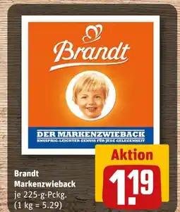 REWE Brandt markenzwieback Angebot
