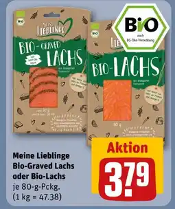 REWE Meine lieblinge bio-graved lachs Angebot