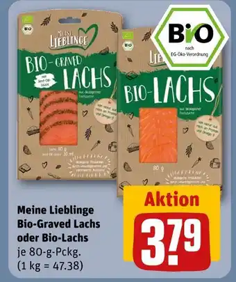 REWE Meine lieblinge bio-graved lachs Angebot