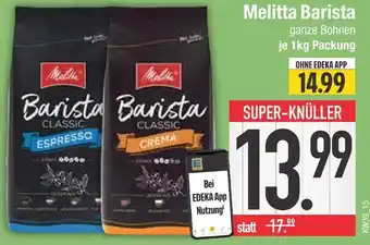Edeka Melitta barista classic espresso Angebot