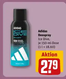 REWE Adidas ice dive deospray Angebot