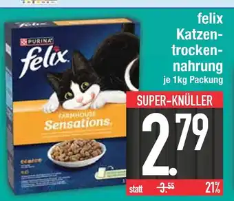 Edeka Purina felix farmhouse sensations katzentrockenfutter Angebot