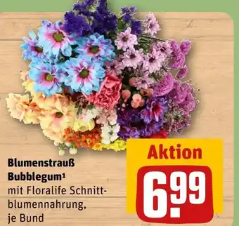 REWE Blumenstrauß bubblegum Angebot
