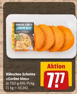 REWE Hähnchen schnitte cordon bleu Angebot