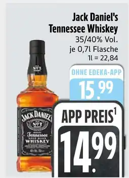 Edeka Jack daniel's tennessee whiskey Angebot