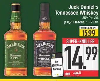 Edeka Jack daniel's tennessee apple Angebot
