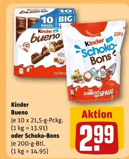 REWE Kinder bueno Angebot
