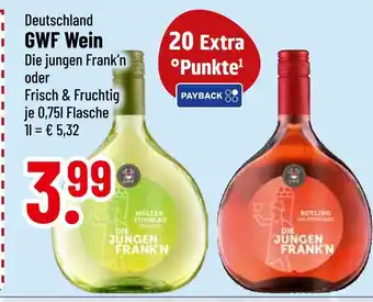 trinkgut Gwf wein die jungen frank'n müller-thurgau Angebot