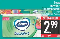 Edeka Zewa bewährt toilettenpapier Angebot