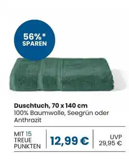 Edeka Duschtuch seegrün Angebot