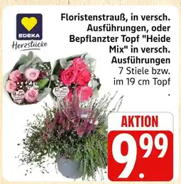 Marktkauf Edeka herzstücke floristenstrauß Angebot