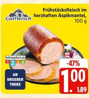 Marktkauf Gutfleisch frühstücksfleisch im herzhaften aspikmantel Angebot