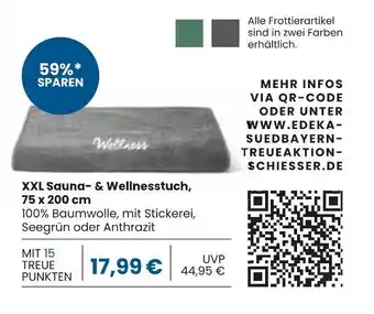 Edeka Xxl sauna- & wellnesstuch Angebot