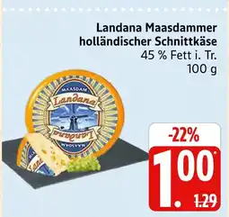Marktkauf Landana maasdammer holländischer schnittkäse Angebot